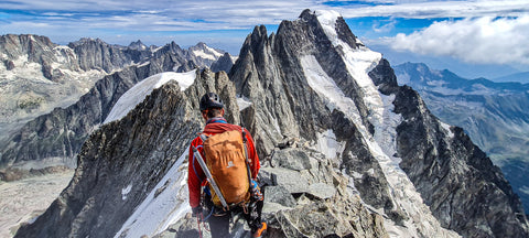 Pavel Paloncý with Sens nutrition in the mountains