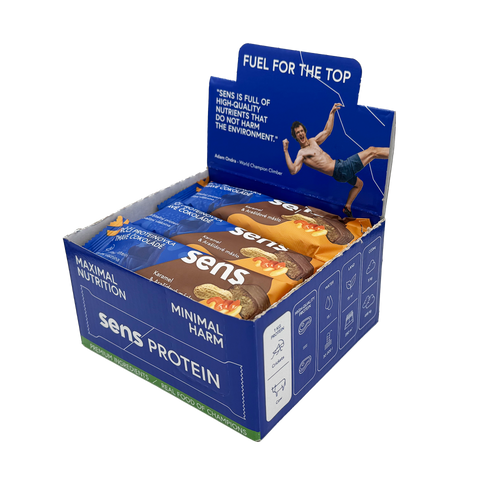 Protein tyčinka v tmavé čokoládě - Karamel & Arašídové máslo
