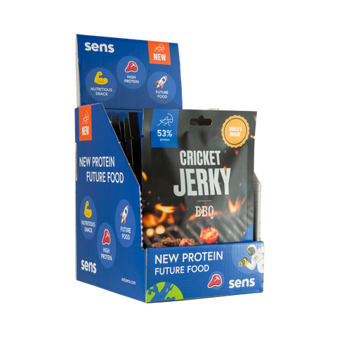 Cricket Jerky BBQ - Unique Protein Snack