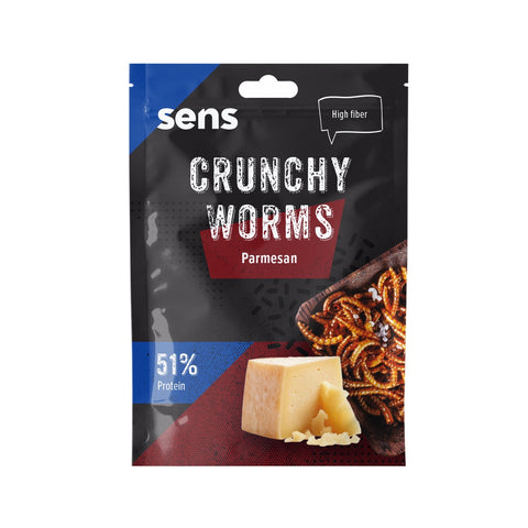 Crunchy Edible Mealworms – Parmesan