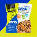 Trekkingnahrung -  Proteinpasta Bohnen, Spinat & Oliven