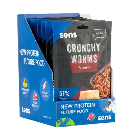 Crunchy Edible Mealworms – Parmesan